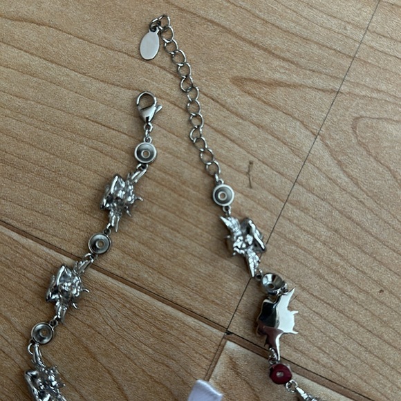 Boys Lie Crystal Clear Silver Necklace - Picture 5 of 6